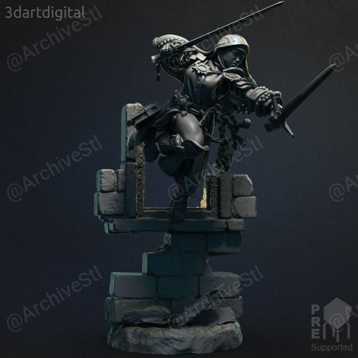 血之无主（Nun of the Burning Blood） 3D打印图纸